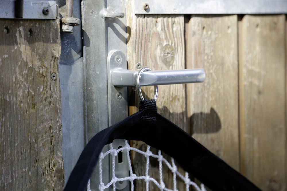 Heunetz mit Füllhilfe, weiß