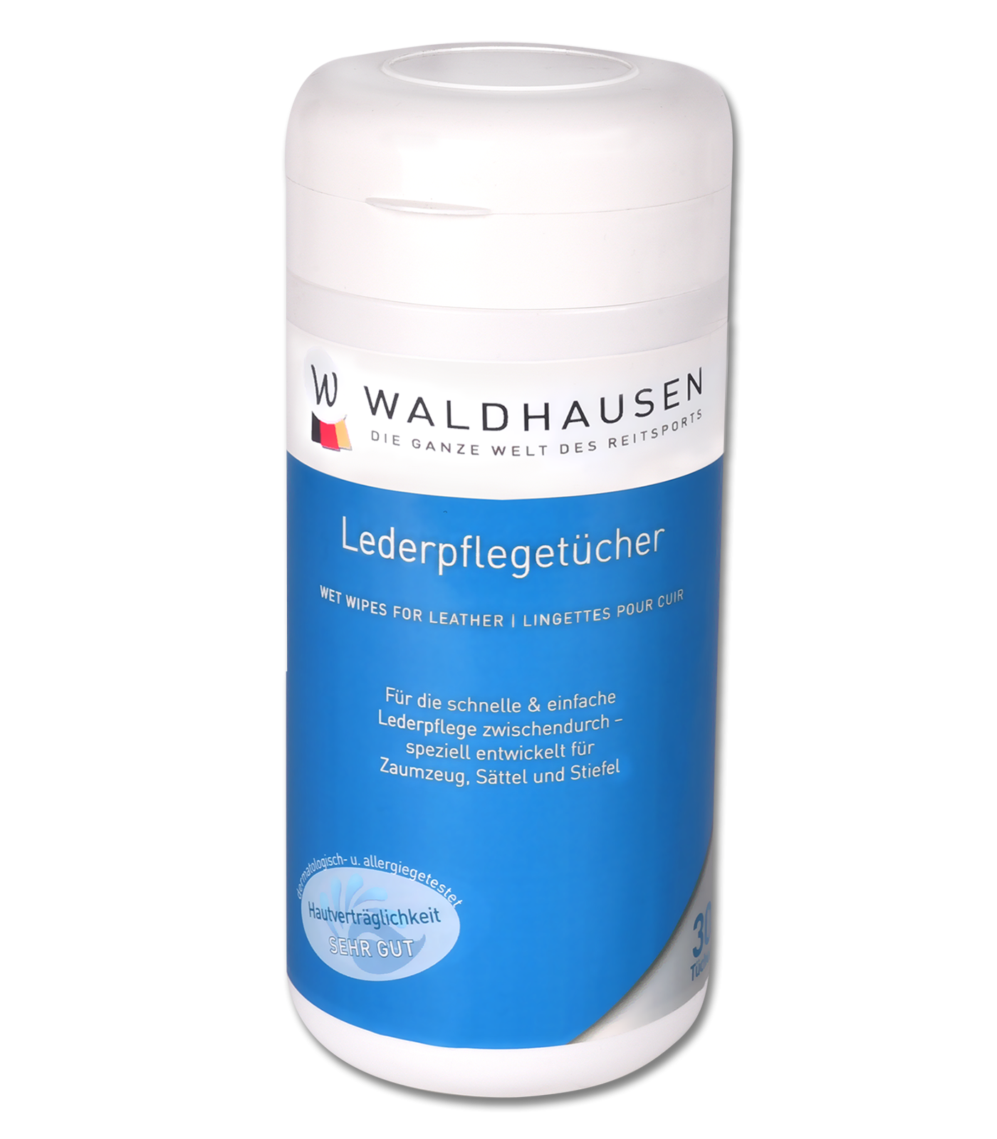 Leder- Pflegetücher Box