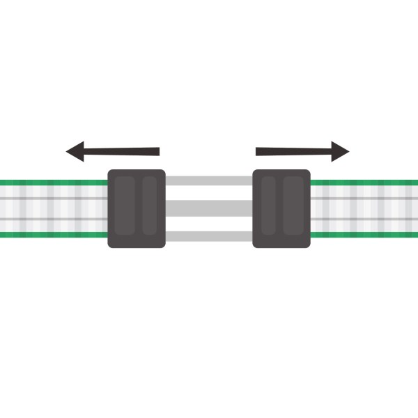 Band-Torgriffverbinder Litzclip