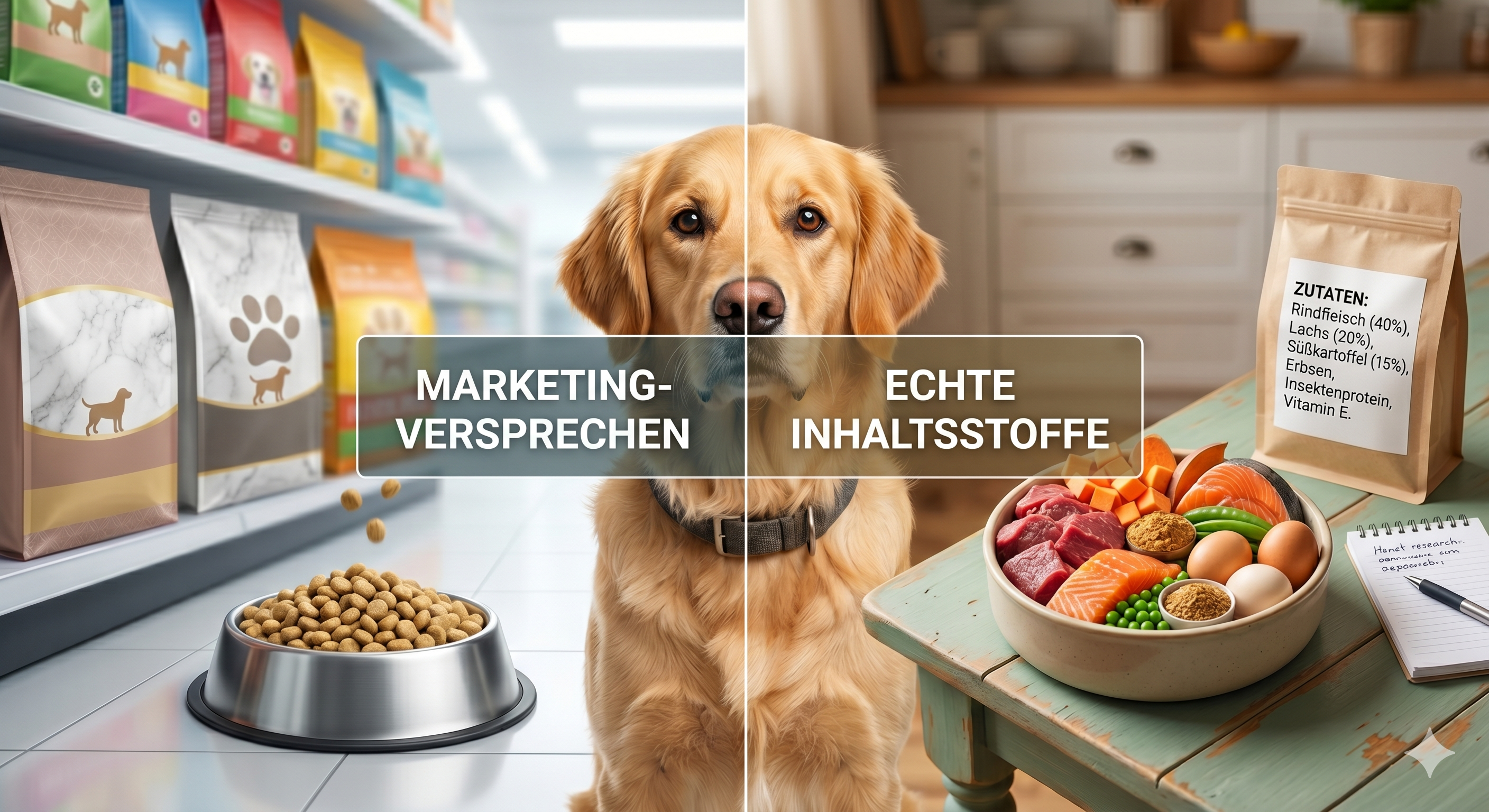 Nicht der Name des Futters, sondern der Inhalt ist entscheidend