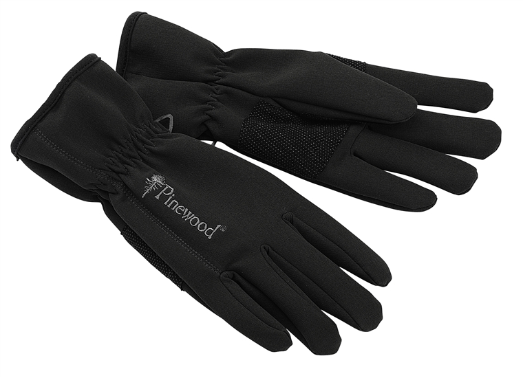 Softshell-Handschuhe schwarz, Gr. M-L