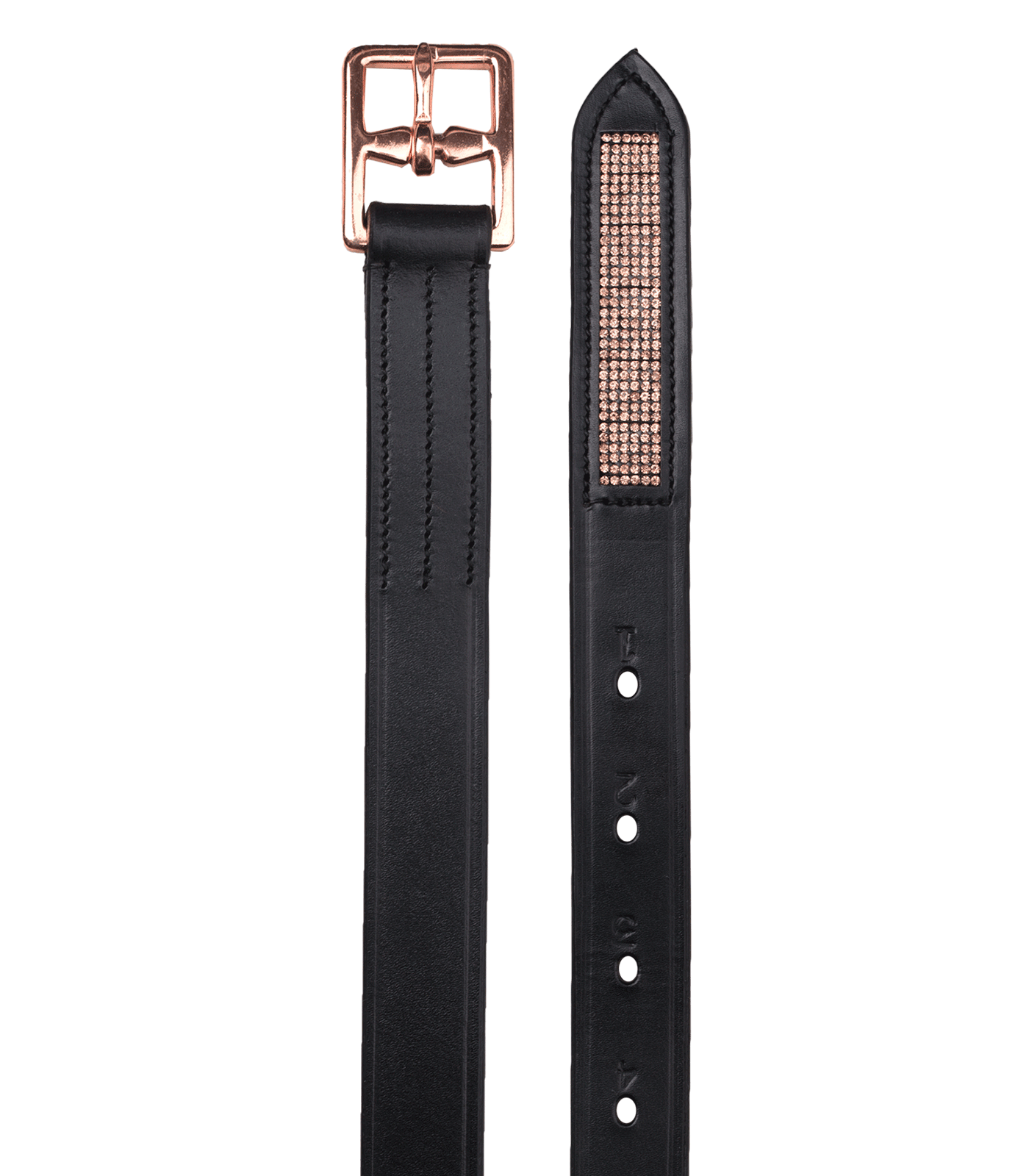 Steigbügelriemen Rosé, X-Line, schwarz