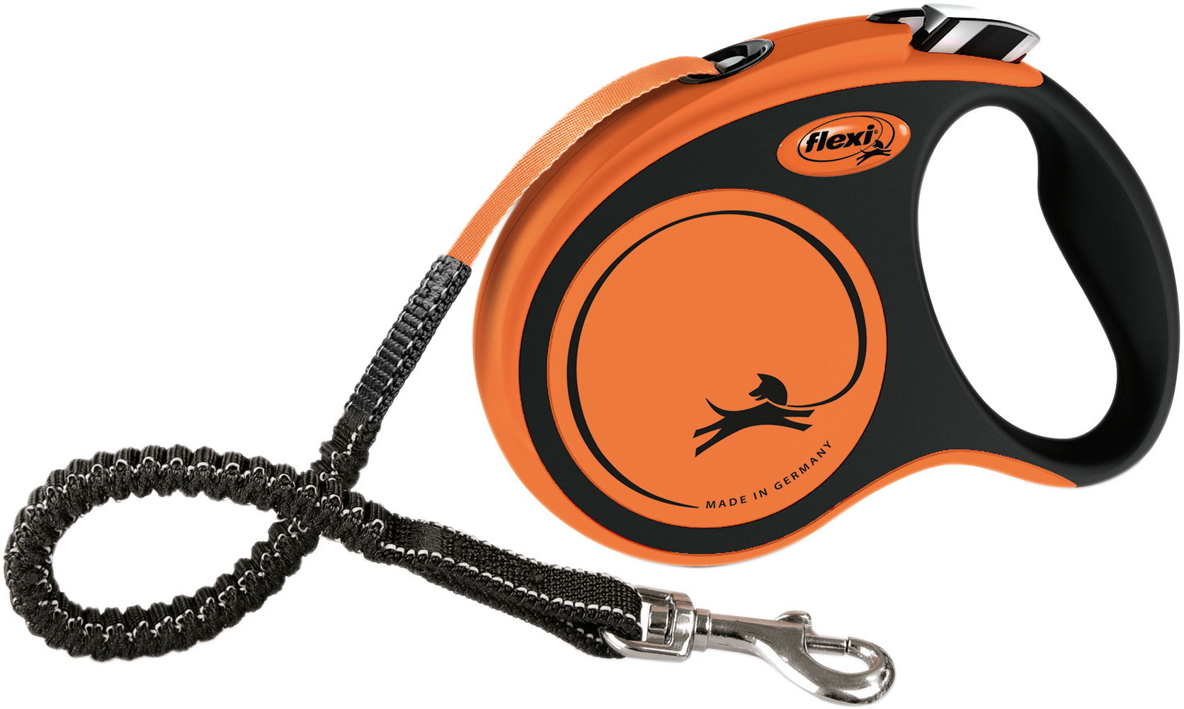 Flexi XTREME Gurt 5m schwarz/orange