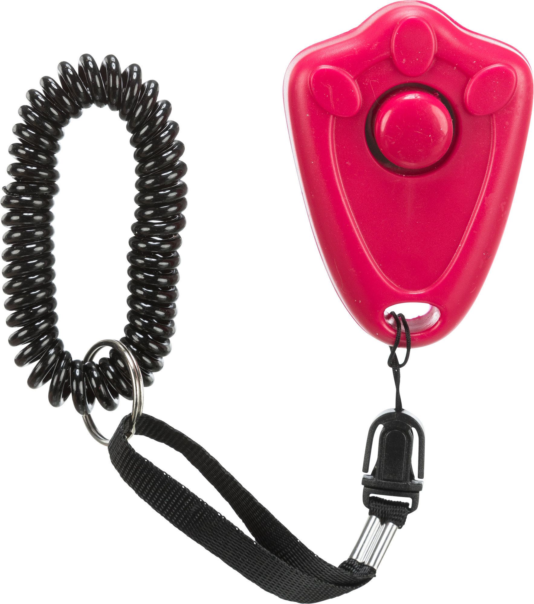 Tastenclicker mit Spiralschlaufe