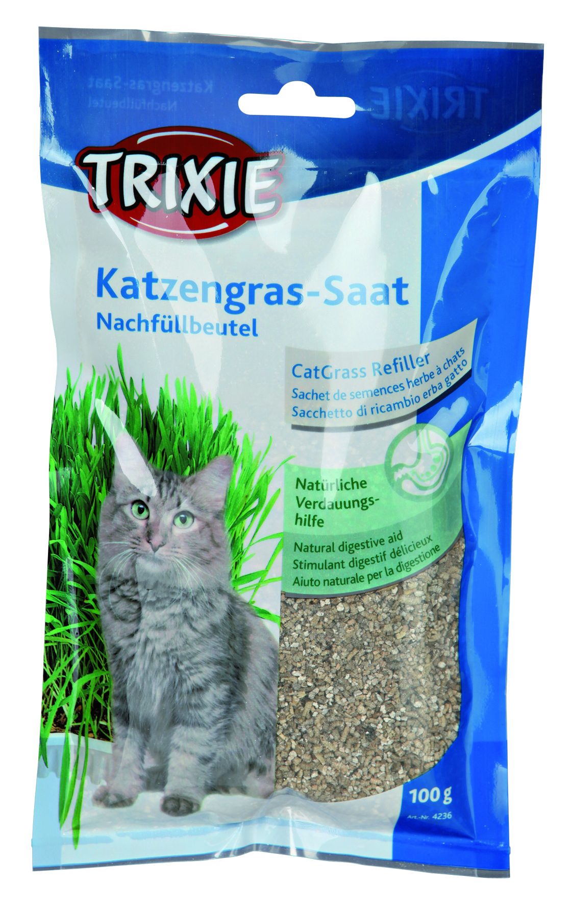 Katzengras Nachfüllbeutel für  4235, Beutel/ ca. 100 g