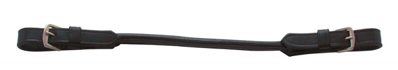 Sattelanfassriemen, rundgenäht, schwarz