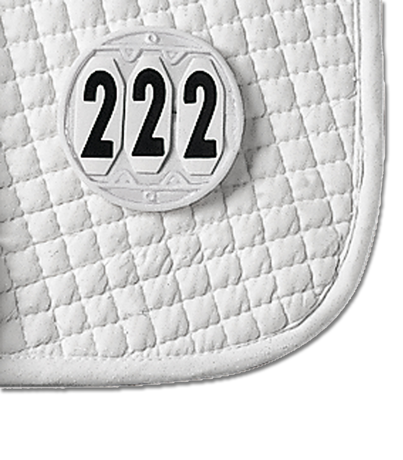 Startnummern für die Schabracke, rund