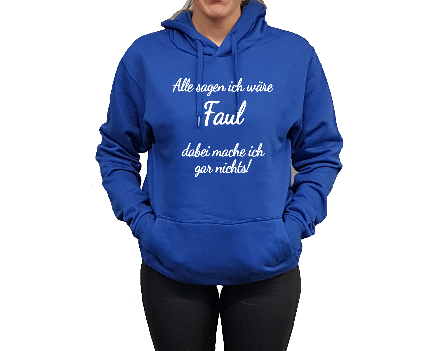 Hoodie Druck Faul