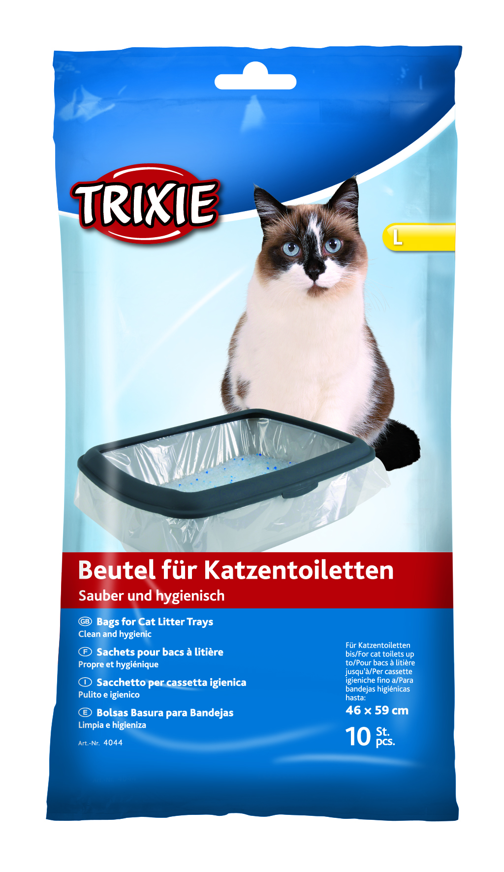 Katzentoilettenbeutel, L: bis 46 x 59 cm, 10 Stück