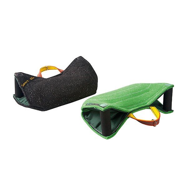 Beißkissen m. 3 Griffen, rot