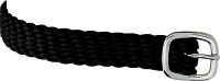 SPORENRIEMEN PERLON SCHWARZ 45CM VERCHR. SCHNALLE