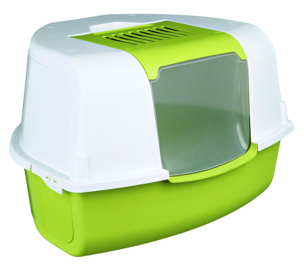 Ecktoilette Tadeo Open Top, 58 x 38 x 50/50 cm, apfel