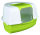 Ecktoilette Tadeo Open Top, 58 x 38 x 50/50 cm, apfel