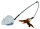 Crazy Mouse mit Wechselspielzeugen, 12 cm
