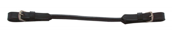 Sattelanfassriemen, rundgenäht, schwarz