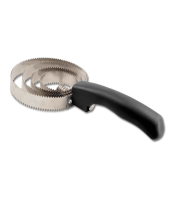 Federstriegel Edelstahl, schwarz