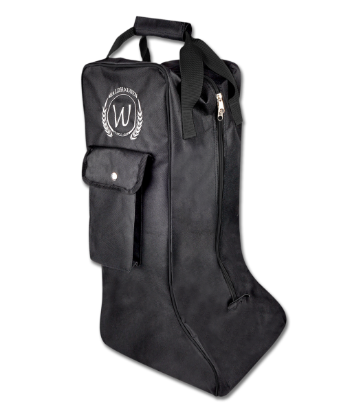 Stiefeltasche, schwarz/schwarz