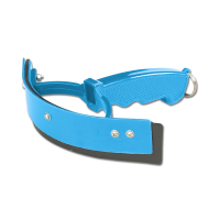 Schweißmesser groß, Kunststoff, azurblau