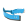 Schweißmesser groß, Kunststoff, azurblau