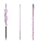 Teleskop Longierpeitsche Karbon/Fiberglas, Neon-Pink, 2 m