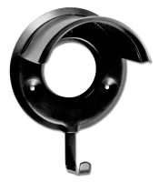 Trensenhalter metall, schwarz