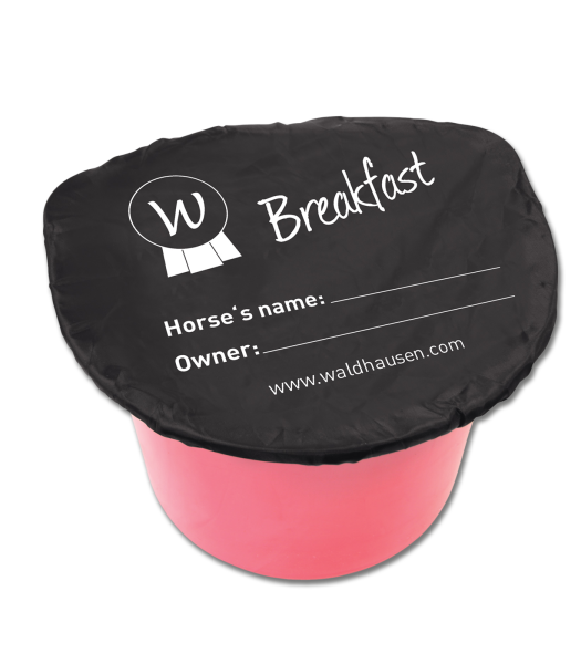 Eimerabdeckung Breakfast + Dinner, 2 Stk., schwarz