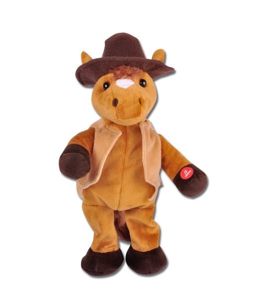 Pferd Freddy mit Hut  & Weste & Sound