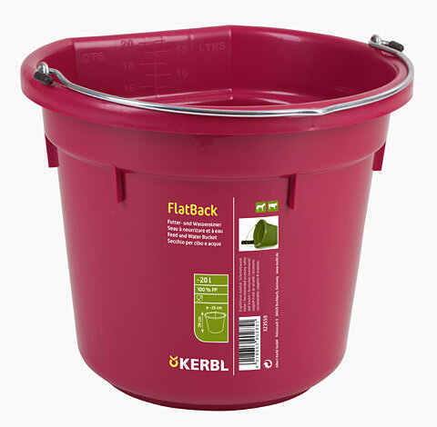 Futter- und Wassereimer FlatBack, ca. 20 l, rosé
