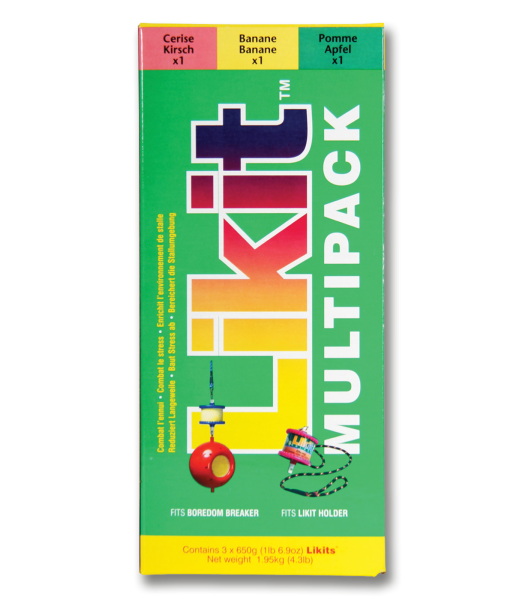 Likit 650 g Sammelpackung, Apfel, Kirsche, Banane