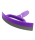 Schweißmesser mit Gelgriff Lila