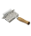 Metallstriegel mit Griff