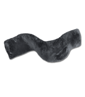 Lammfell Gurtschoner schwarz
