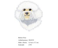 Bruststick Bichon Frise