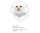 Bruststick Bichon Frise