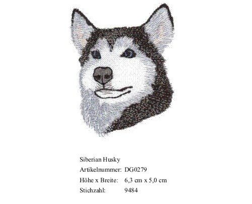 Bruststick Siberian Husky
