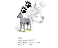 Rückenstick Dogge