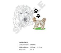 Rückenstick Golden Doodle