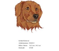 Rückenstick Golden Retriever