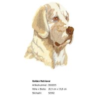 Rückenstick Golden Retriever