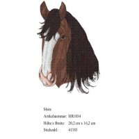 Rückenstick Shire Horse