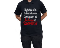 Poloshirt mit Druck Dumm zu sein