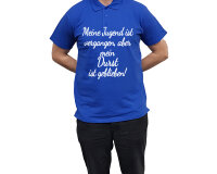 Poloshirt mit Druck Meine Jugend