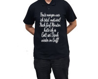 Poloshirt mit Druck Motiviert