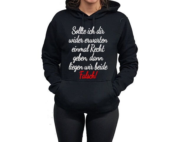 Hoodie Druck Recht geben