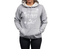 Hoodie Druck Der mit dem Hund geht