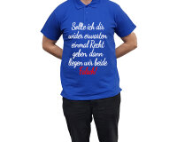 Poloshirt mit Druck Recht geben