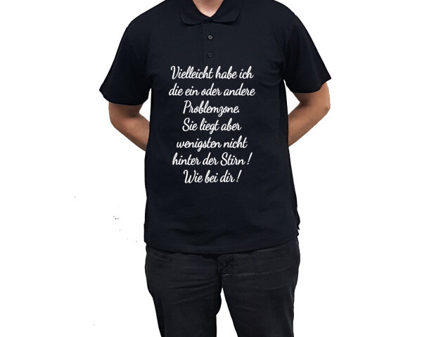 Poloshirt mit Druck Problemzone