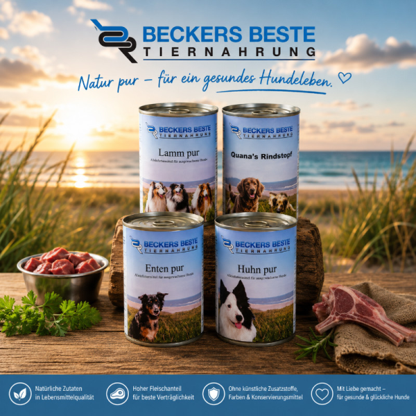 Beckers Beste Tiernahrung 12 x 400g Nassfutter Set