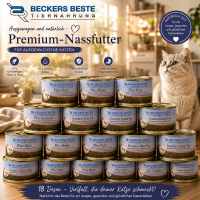 Beckers Beste Tiernahrung 18 x 200g Nassfutter Set...