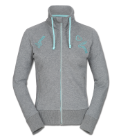 Sweatjacke Barcelona mit Stehkragen